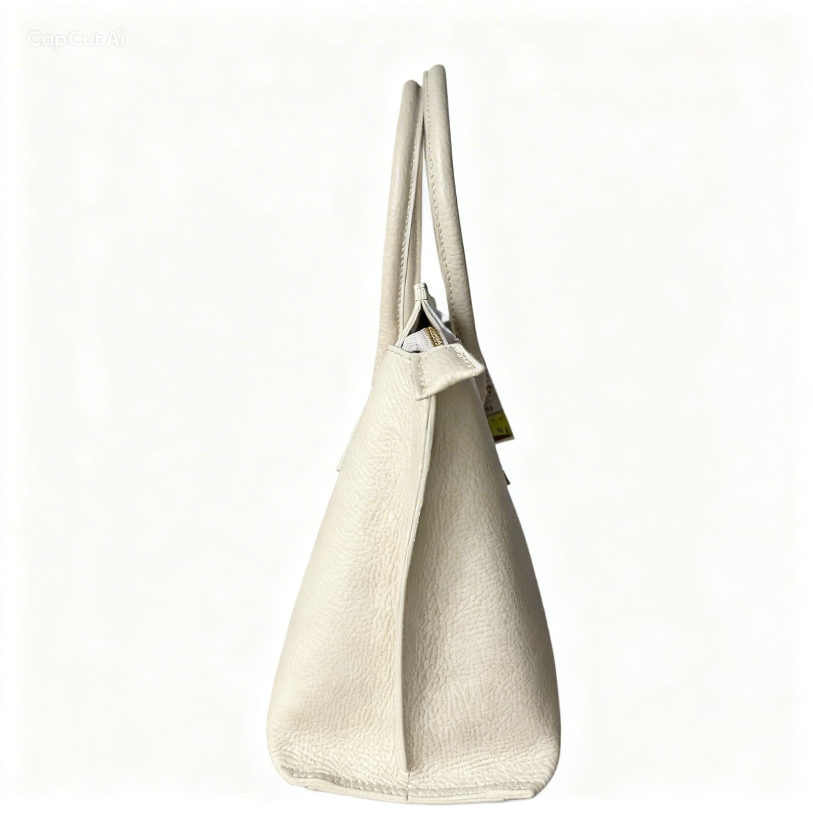 Kremowa Torebka Shopper z Miękkiej Skóry – Boho Elegance - Image 2