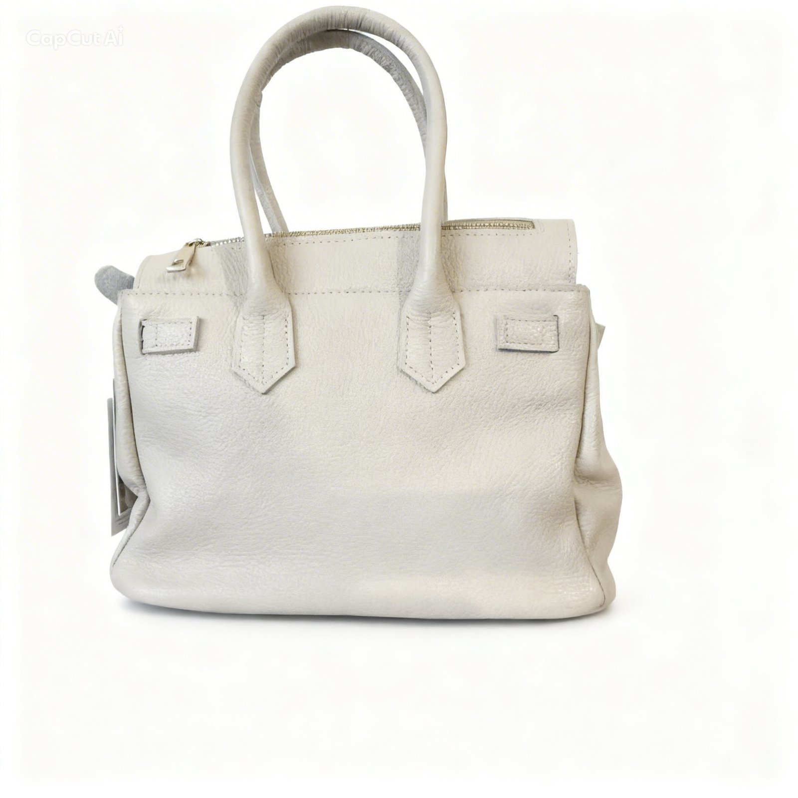 Beżowa Torebka Kuferek – Klasyczna Elegancja - Image 2