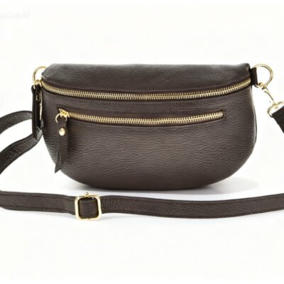 Skórzana saszetka nerka (torebka biodrowa)